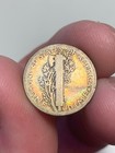 1926-P Silver Mercury Dime, Colorful Rainbow Album Toning — photo 5