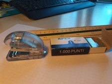 Mini cucitrice puntatrice tascabile da viaggio /ufficio Vintage con 1.000 punti