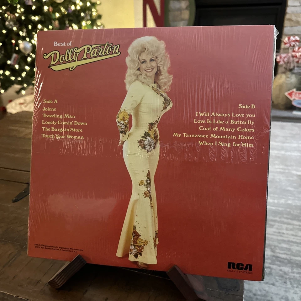 Dolly Parton The Best of Dolly Parton 1975 Vinyl SEALED UNOPENED RCA With Poster - Image 2 of 4