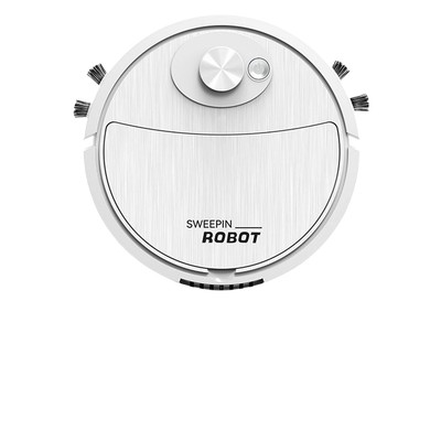 Robot Vacuum Cleaner with Side Brushes Sweep Mop Suction USB Charging for Homes