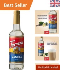 Delicious Gluten-Free Vanilla Syrup 750ml for Irresistible Hot and Cold Drinks