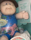 Cabbage Patch Kids Doll HM19 In Box violet Purple Eyes Double Pony poodle NEW 87