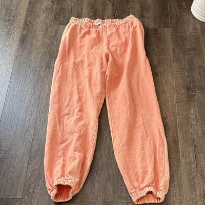 Emory Park Sweatpants Women's Medium/Large Regular Peach/Pink 