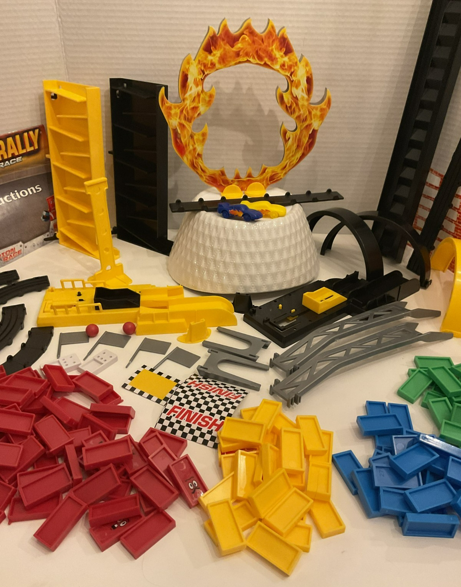 DOMINO RALLY CRAZY RACE CHAMPION RACE FIRE JUMP 2016 GOLIATH GAMES
