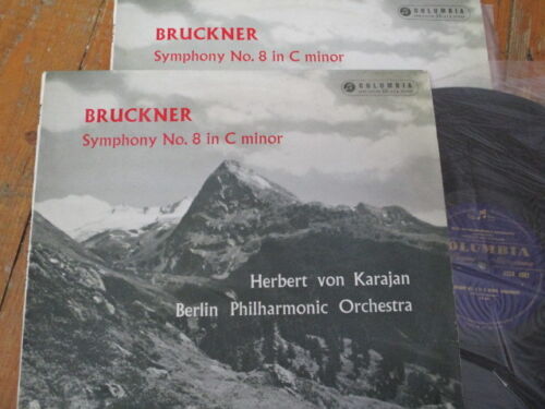 33CX 1586-7 Bruckner Symphony No. 8 / Karajan / BPO B/G 2 LP set - Zdjęcie 1 z 1