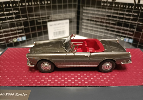 Matrix 1/43 Alfa Romeo 2600 Spider 1965 Gray - Picture 2 of 6