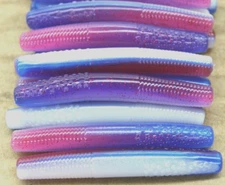 2.75" Finesse Stick Brighter Morning Dawn Ned Rig Type Floating Worm 50 pk Bulk