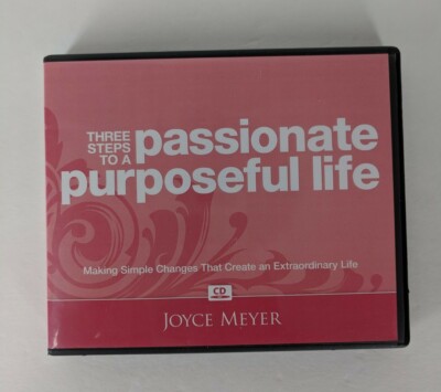 3 Steps To A Passionate Purposeful Life~Joyce Meyer Audio CD~Simple Changes