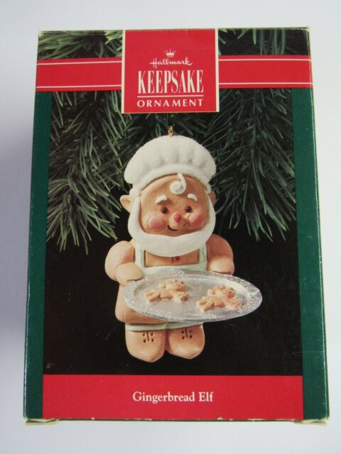Hallmark 1990 Keepsake Ornament Gingerbread Elf QX503-3