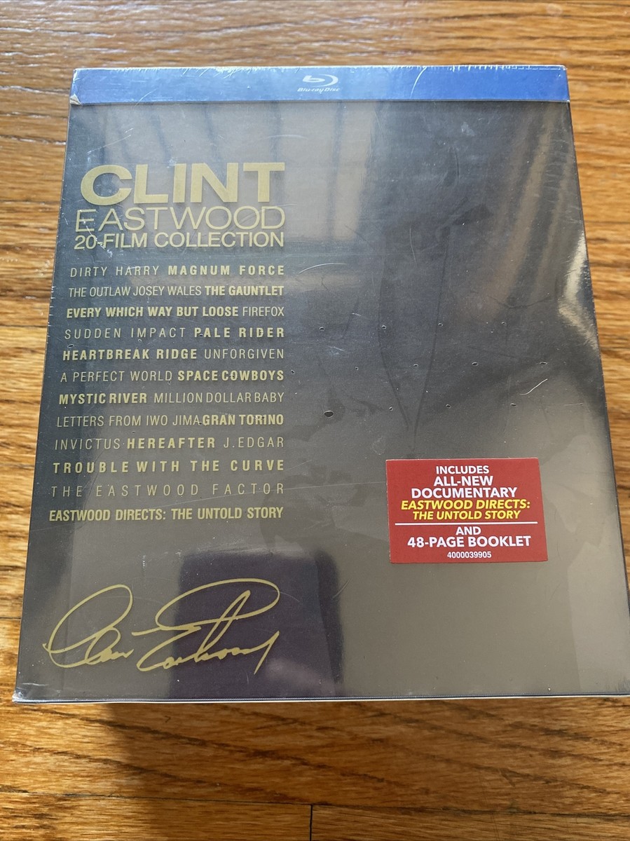 Clint Eastwood: 20 Film Collection (Blu-ray) 22-Disc Set w/Book