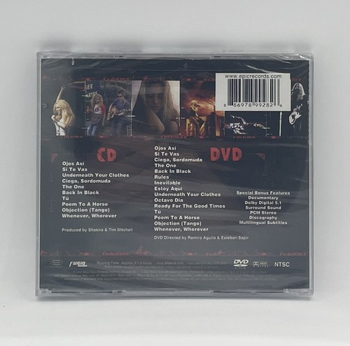 Shakira Live And Off The Record Brand New Sealed CD 2004 - Picture 2 of 2
