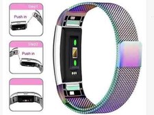 Stainless Steel Milanese Loop Replacement Spare Band Strap For Fitbit Charge 2