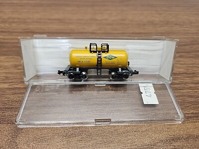 Vtg Atlas N Scale 3233 Dow Chemical Beercan Tank Car #10243 ~ NEW