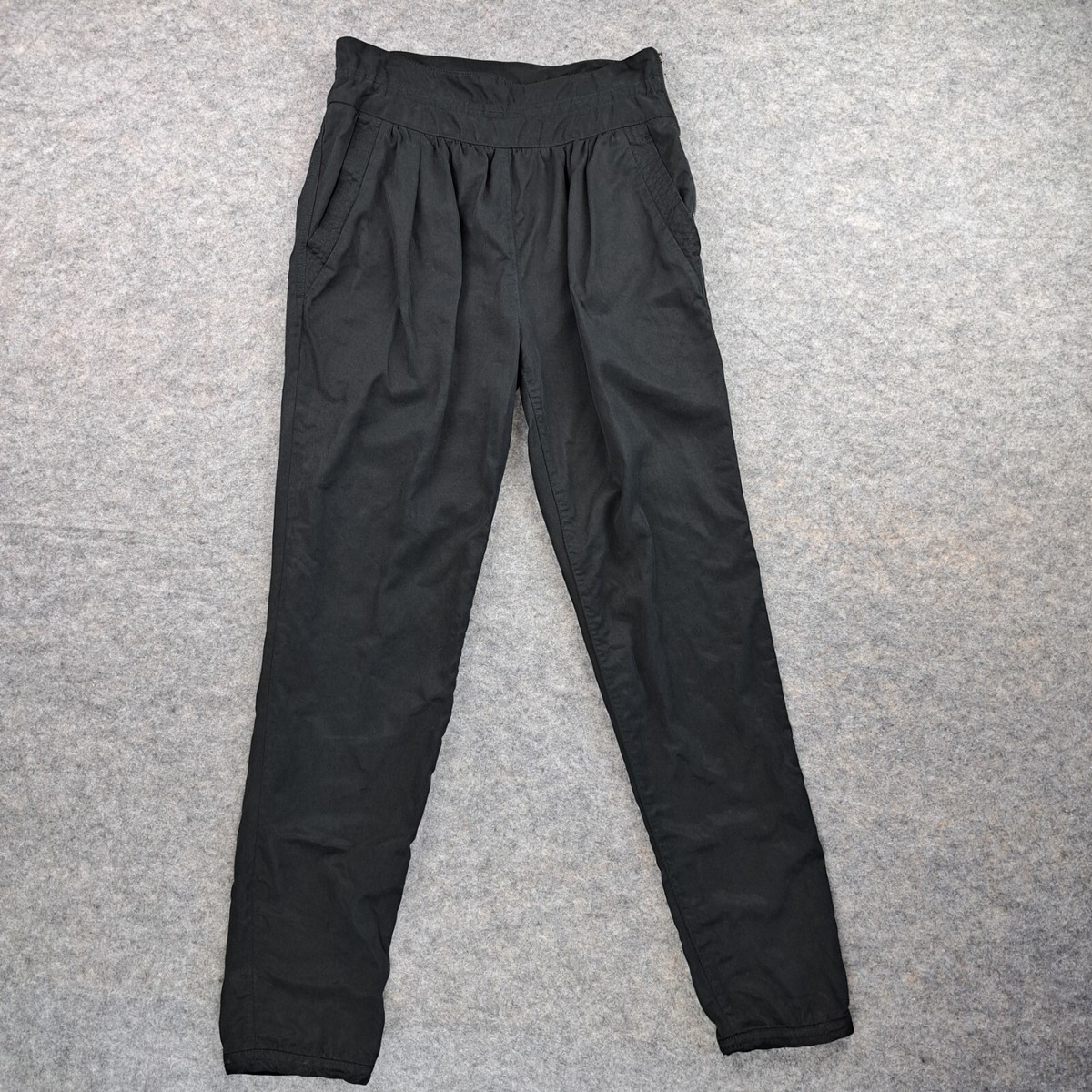 Aritzia Wilfred Pant Womens Zero Black Pull On Pleated