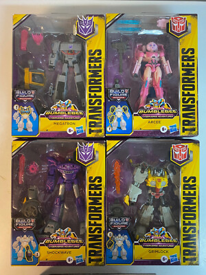 Transformers Cyberverse Deluxe Figures MISB Megatron Shockwave Grimlock Arcee