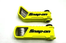 NEW* 2 Snap-on Feeler Gauge Blade Sets HI-VIZ Offset 45° & Straight SAE & METRIC