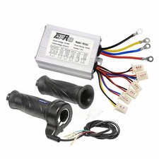 48V 1000W Brush Motor Controller  Throttle Grip for Electric Scooter Quad ATV