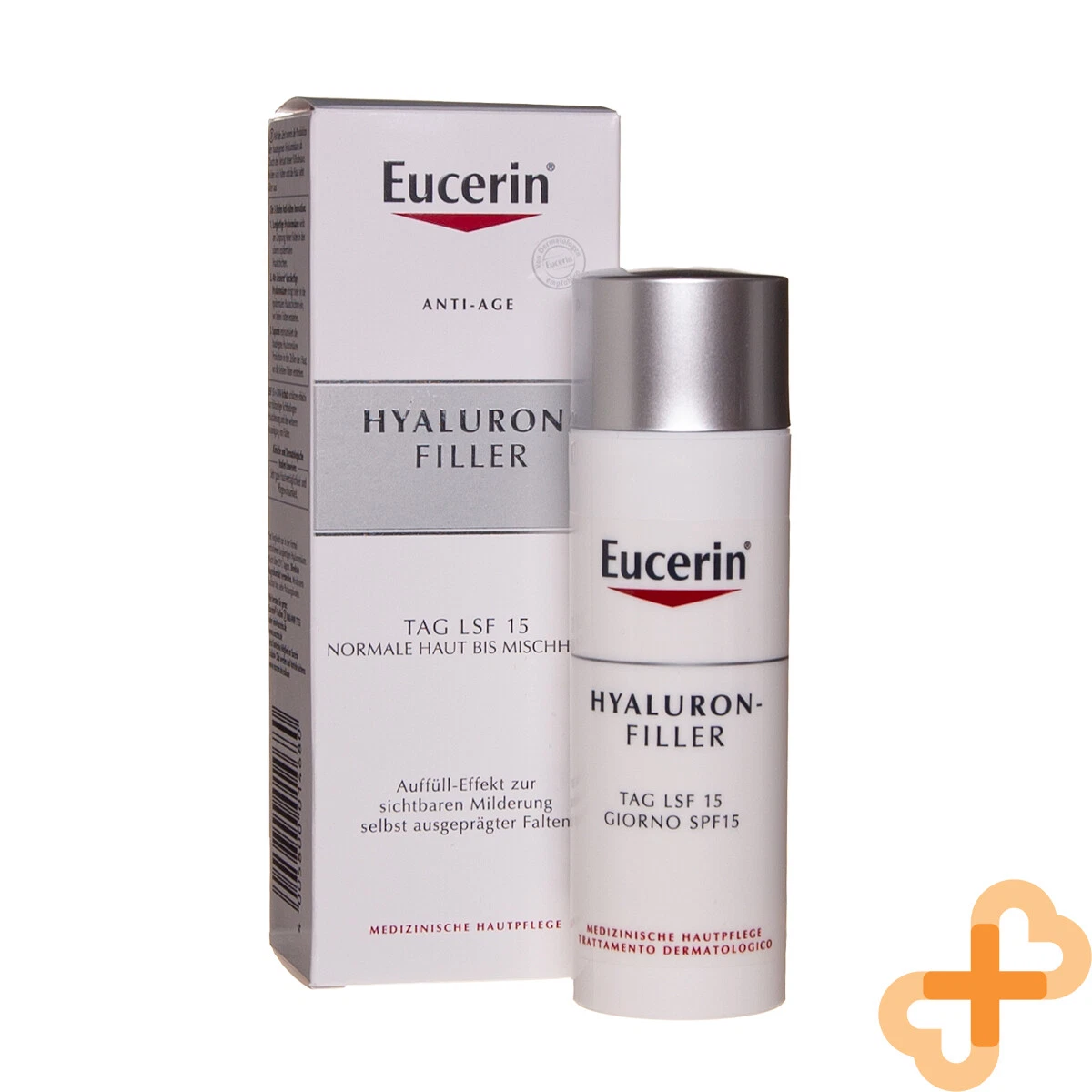 Eucerin Hyaluron-Filler Anti-Ageing Anti-Wrinkles Normal Skin Cream SPF15 50ml