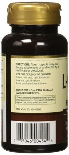 Cápsulas de suplemento de aminoácidos forma libre de L-carnitina Windmill 250 mg 50 unidades Foto 3 de 4