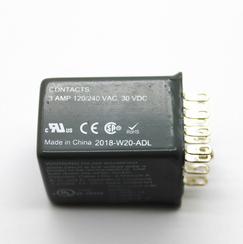 Schneider Electric 782XDXH10-12D 12VDC 3A 4PDT Hermetic Ice Cube Power Relay - Picture 2 of 2