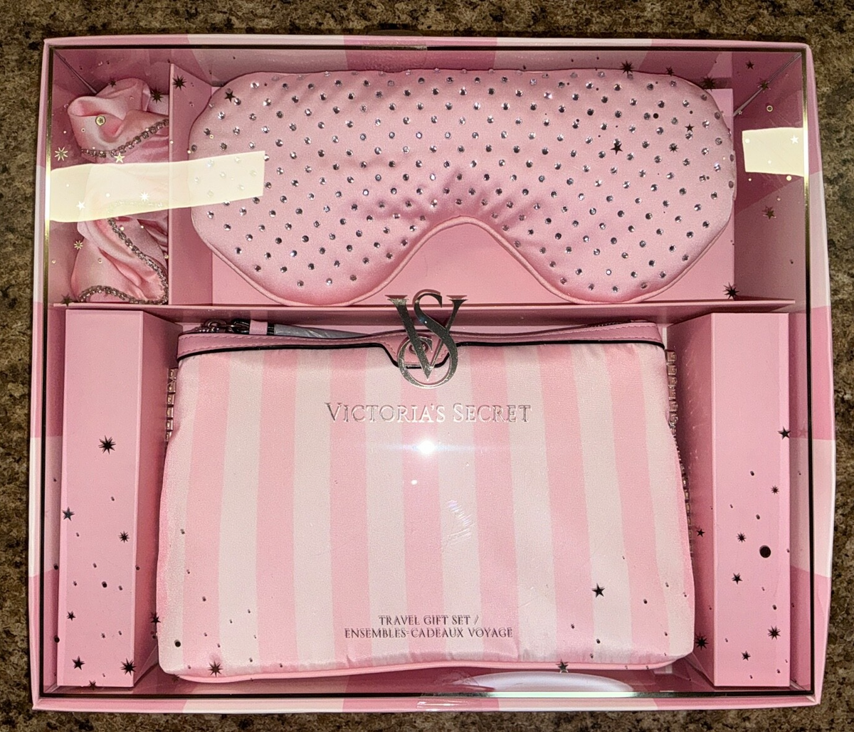 Victoria’s Secret 2-Pack Heritage Stripe Bow Scrunchie Set Victoria main image 3