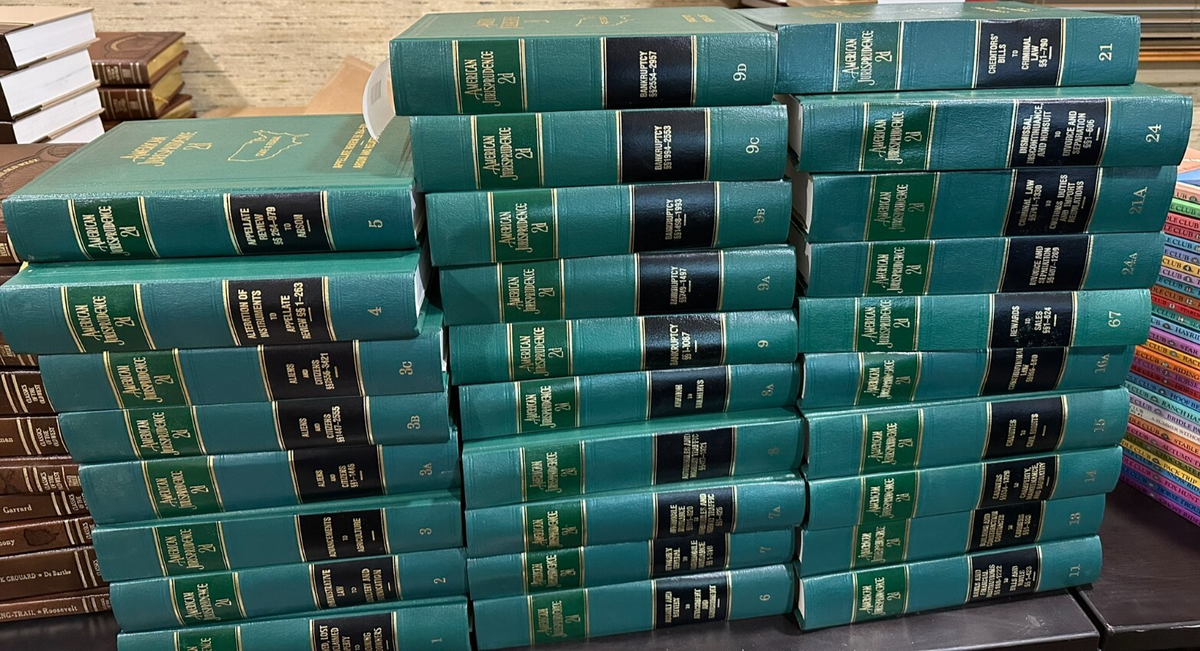 American Jurisprudence 2d Multiple Volumes + Supplemental Books