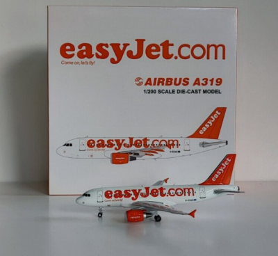 Gemini 200 EASYJET Airbus A319. Reg: G-EZAK. 