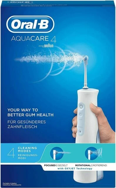 Idropulsori ad aria e acqua bianchi Oral-B per l'igiene orale