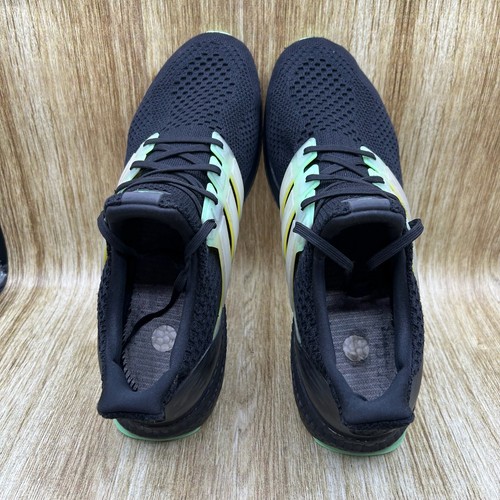 Adidas UltraBoost 5.0 Men's Size 13 Black Beam Green Sneakers Shoes GV8729 - Picture 6 of 10