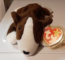 1997 Ty Bruno the Dog Beanie Baby #4183 –Mint Condition – So Sweet