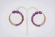 de GRISOGONO Pink Gold Amethyst Earrings