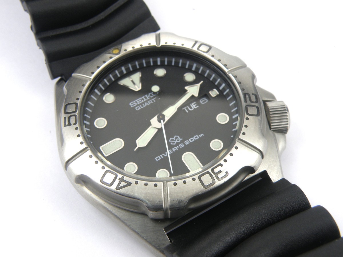 Mens Seiko 5H26-7A00 Quartz Professional Divers Watch - 200m | eBay UK