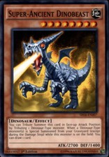 2017 Yu Gi Oh Dinosmashers Fury #SR04EN007 SuperAncient Dinobeast C