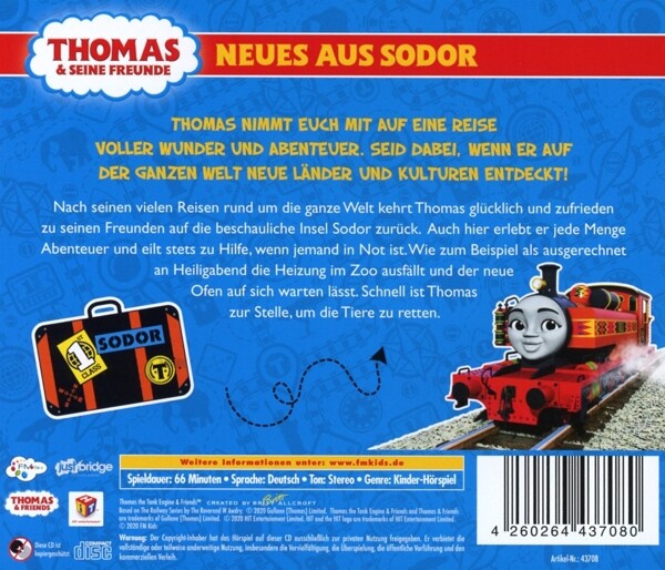 Thumbnail - Thomas & Seine Freunde - Große Welt Große Abenteuer Vol.4 (hörspiel)