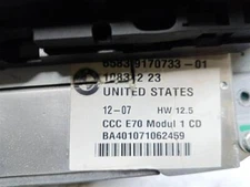 Used Infotainment Display fits: 2008 Bmw X5 player DVD navigation system from 3/