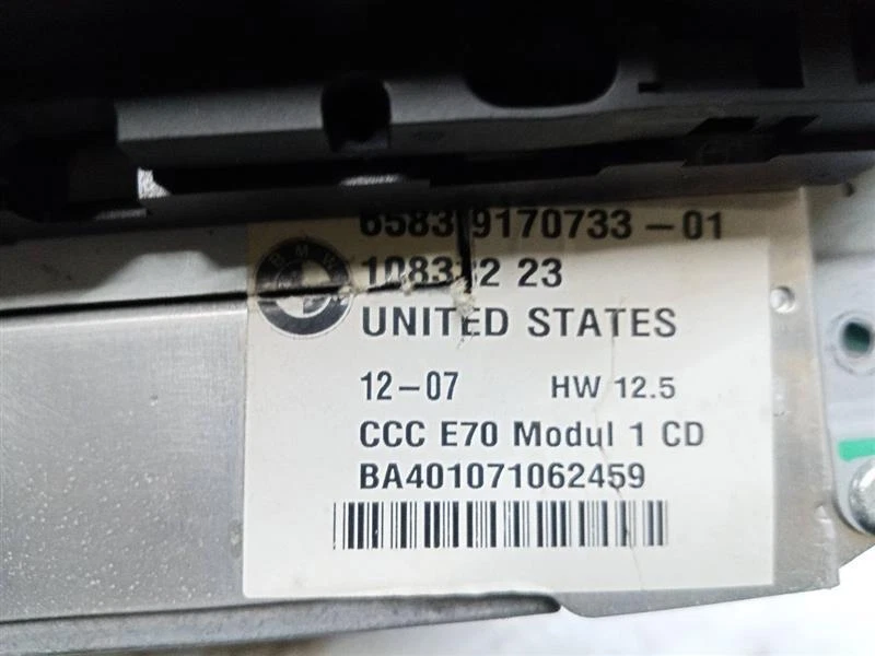 Used Infotainment Display fits: 2008 Bmw X5 player DVD navigation system from 3/ Foto 4 de 4