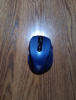 Easterntimes Tech D-09 Blue/Black 2.4G 4800 DPI Bluetooth Wireless Optical Mouse