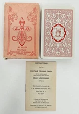 JMC Mlle Lenormand Oracle  Pink version No.12274 Fortune Telling Playing Cards 