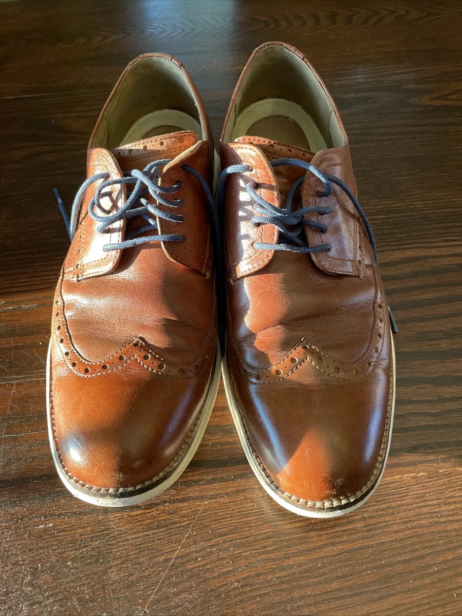 Cole haan british tan wingtip hotsell