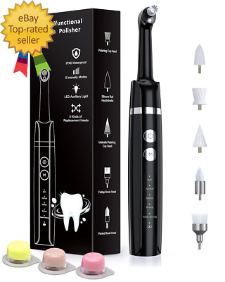 Tooth Polisher, Rechargeable Tooth Whitening Kit for Teeth Cleaning and Whitenin