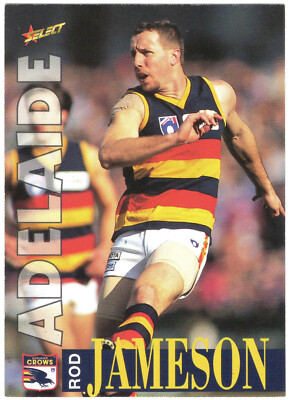 1996 AFL SELECT (SERIES 1) FOOTBALL CARD - 133 Rod JAMESON (ADELAIDE CROWS)