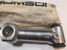 THOMSON ELITE 5 DEGREE  130 X 26.0 STEM - SILVER