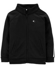 New OshKosh Zip Up French Terry Jacket boy Black 3T,5,6,7,8,10,14