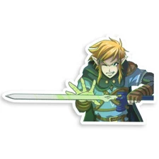 Link's Courage Sequel Breath of the Wild 3" Die-Cut Glossy Vinyl Sticker