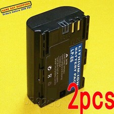 2x Battery for Canon EOS 60D 70D 80D 5DSR 5D Mark II III 6D 7D Camera LP-E6 LPE6
