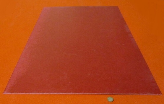 GPO3 Electrical Red Fiberglass Sheet 1/8