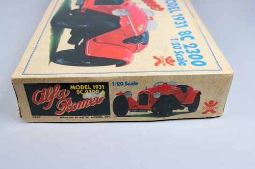 ZF1329 Bandai 1/20 maquette voiture 5357 Alfa Romeo Model 1931 8C 2300 - Picture 5 of 7
