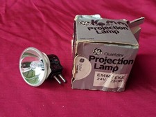 GE Projection Lamp Model EMM/EKS 24V-250W  unused-box is beat up