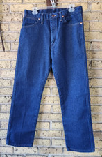 Vintage Wrangler Cowboy Cut A001 Original Straight Fit Denim Jeans Men's 33 x 31