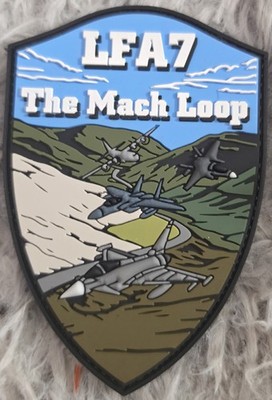 LFA7 Mach Loop Wales C130 Hercules F35 Lightning F15 Eagle Typhoon 3D PVC Patch